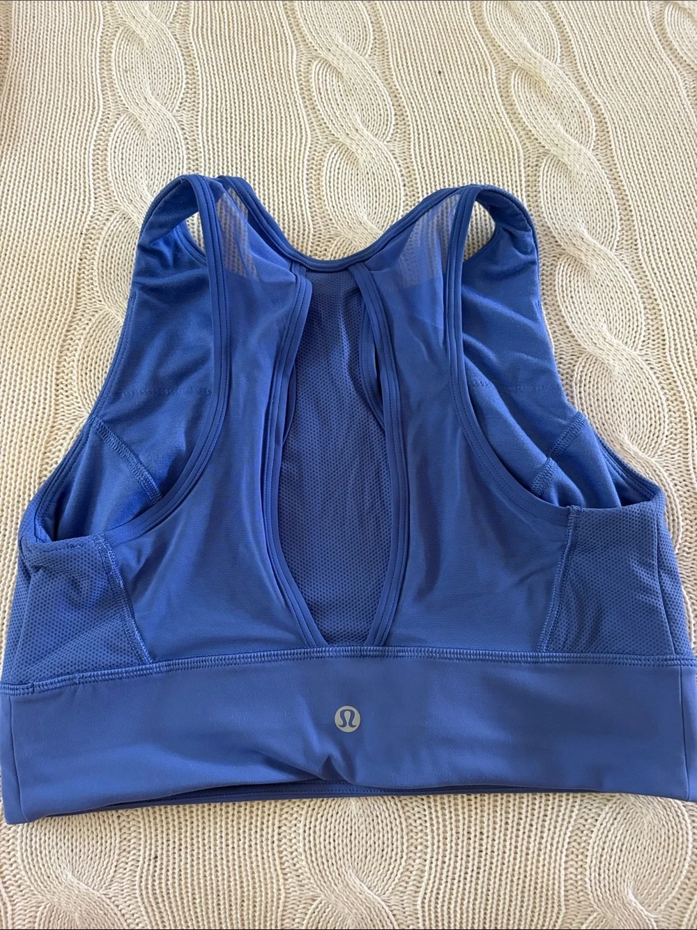 Lululemon sports bra tank with mesh back